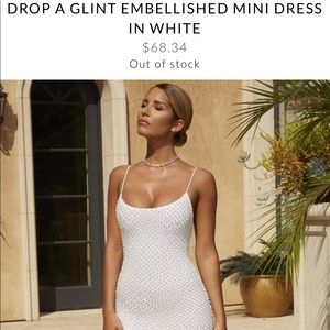 Oh Polly Drop A Glint Embellished Mini Dress ✨